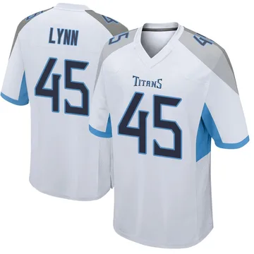Youth Nate Lynn Tennessee Titans Nike Game Jersey - White