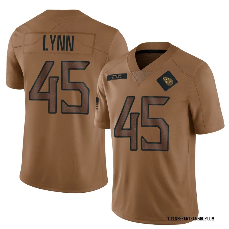 Youth Nate Lynn Tennessee Titans Nike Limited 2023 Salute To Service Jersey - Brown