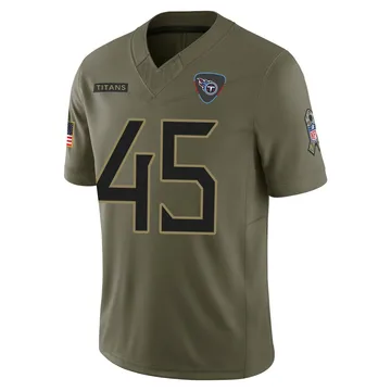 Youth Nate Lynn Tennessee Titans Nike Limited 2025 Salute to Service Jersey - Olive