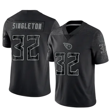 Youth Nicholas Singleton Tennessee Titans Nike Limited Reflective Jersey - Black