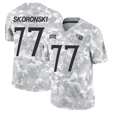 Youth Peter Skoronski Tennessee Titans Nike Limited 2024 Salute to Service Jersey - Arctic Camo