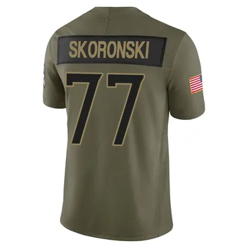 Youth Peter Skoronski Tennessee Titans Nike Limited 2025 Salute to Service Jersey - Olive