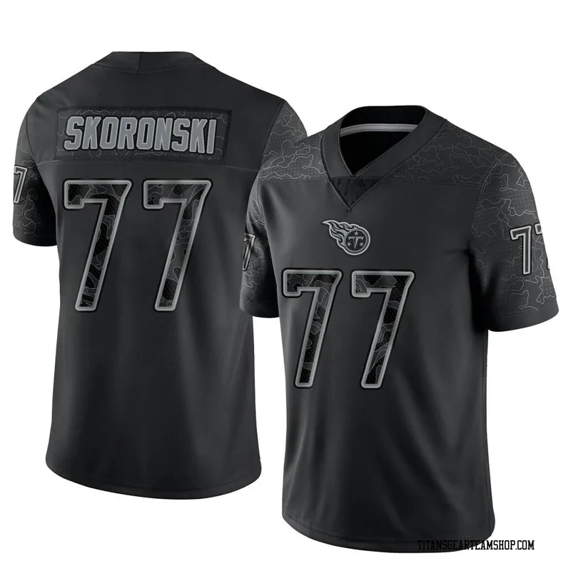 Youth Peter Skoronski Tennessee Titans Nike Limited Reflective Jersey - Black