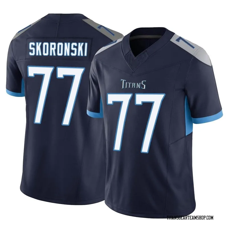 Youth Peter Skoronski Tennessee Titans Nike Limited Vapor F.U.S.E. Jersey - Navy