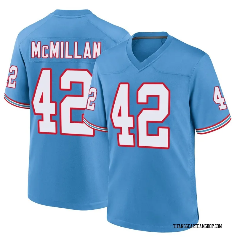Youth Raekwon McMillan Tennessee Titans Nike Game Oilers Throwback Alternate Jersey - Light Blue
