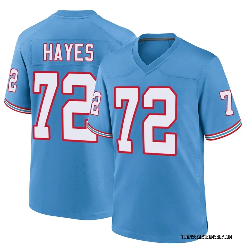 Youth Ryan Hayes Tennessee Titans Nike Game Oilers Throwback Alternate Jersey - Light Blue