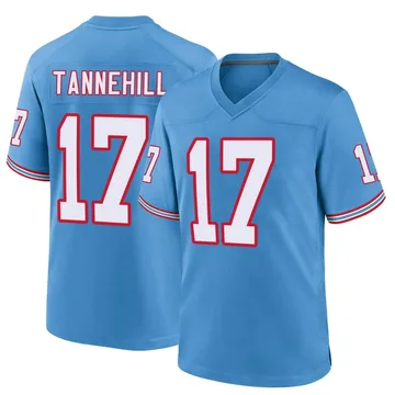 Youth Ryan Tannehill Tennessee Titans Nike Game Oilers Throwback Alternate Jersey - Light Blue
