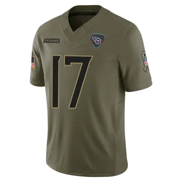 Youth Ryan Tannehill Tennessee Titans Nike Limited 2025 Salute to Service Jersey - Olive
