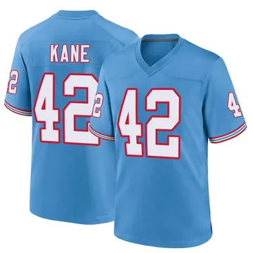 Youth Sanoussi Kane Tennessee Titans Nike Game Oilers Throwback Alternate Jersey - Light Blue