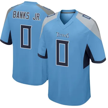 Youth Shad Banks Jr. Tennessee Titans Nike Game Jersey - Light Blue