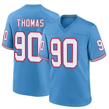 Youth Solomon Thomas Tennessee Titans Nike Game Oilers Throwback Alternate Jersey - Light Blue