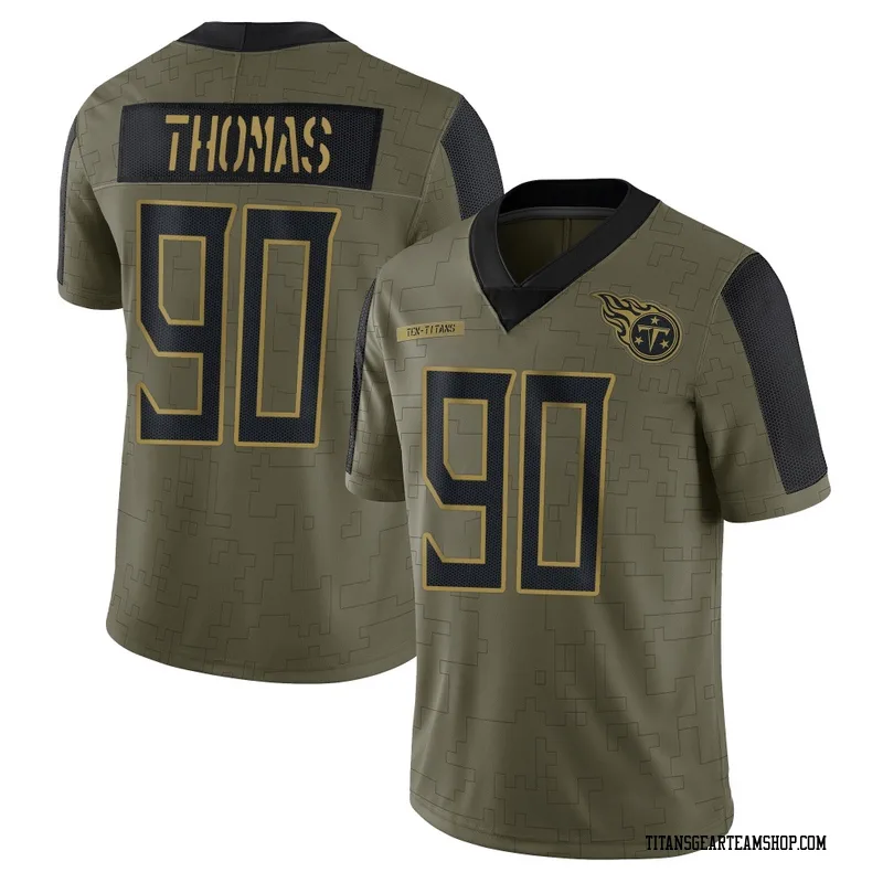 Youth Solomon Thomas Tennessee Titans Nike Limited 2021 Salute To Service Jersey - Olive