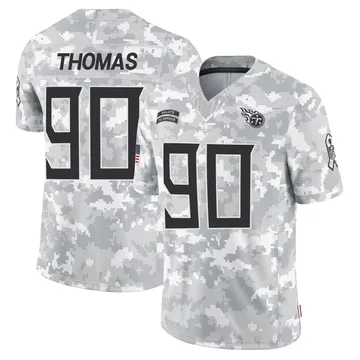 Youth Solomon Thomas Tennessee Titans Nike Limited 2024 Salute to Service Jersey - Arctic Camo