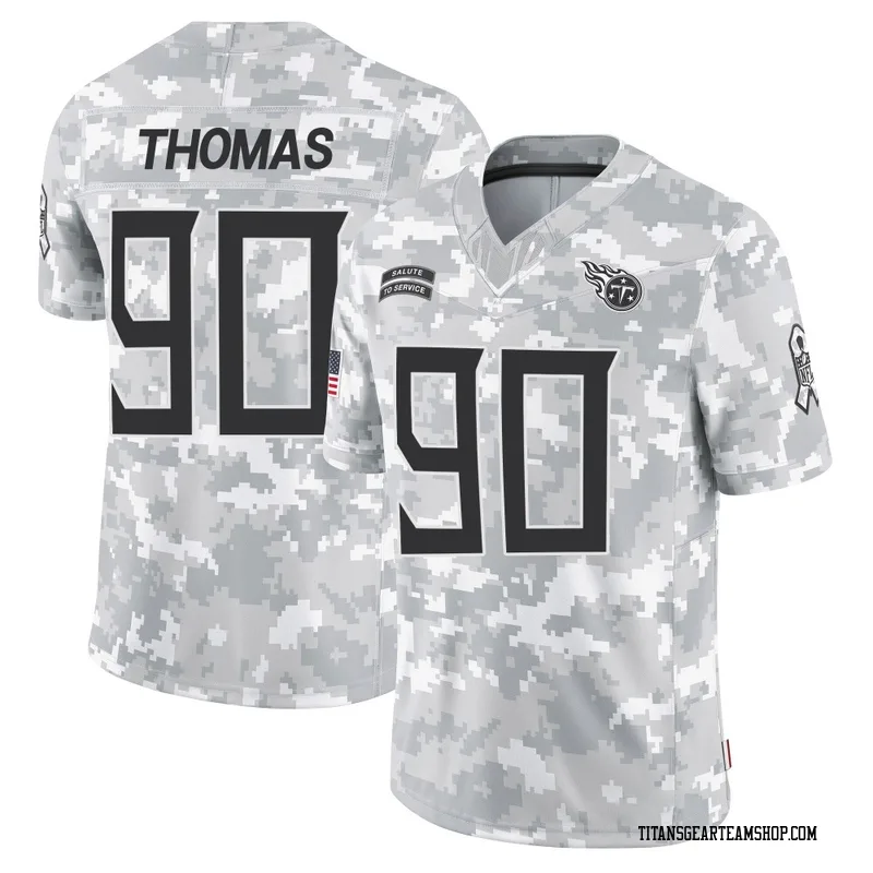 Youth Solomon Thomas Tennessee Titans Nike Limited 2024 Salute to Service Jersey - Arctic Camo