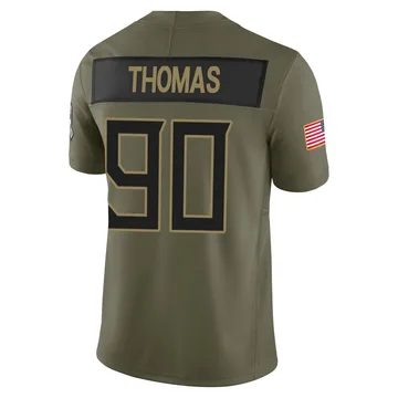 Youth Solomon Thomas Tennessee Titans Nike Limited 2025 Salute to Service Jersey - Olive