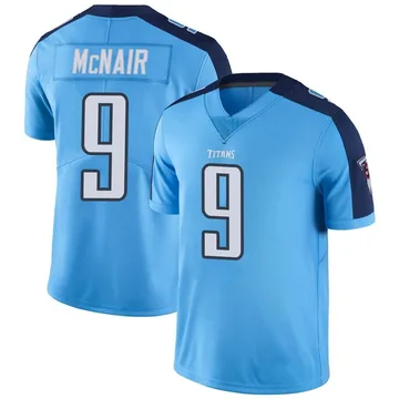 Youth Steve McNair Tennessee Titans Nike Limited Color Rush Jersey - Light Blue