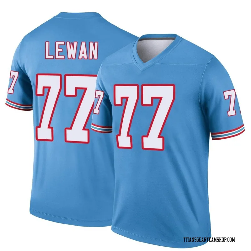 Youth Taylor Lewan Tennessee Titans Nike Legend Oilers Throwback Jersey - Light Blue