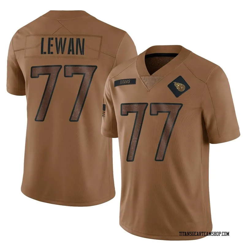 Youth Taylor Lewan Tennessee Titans Nike Limited 2023 Salute To Service Jersey - Brown