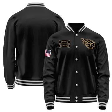 Youth Tennessee Titans Black Salute to Service Sideline Performance Jacket