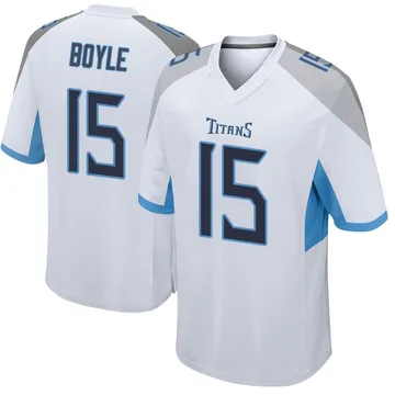 Youth Tim Boyle Tennessee Titans Nike Game Jersey - White