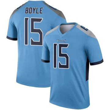 Youth Tim Boyle Tennessee Titans Nike Legend Jersey - Light Blue