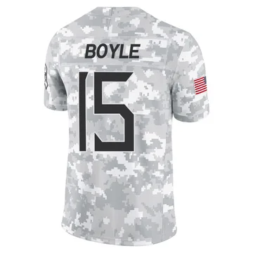 Youth Tim Boyle Tennessee Titans Nike Limited 2024 Salute to Service Jersey - Arctic Camo