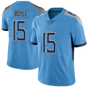 Youth Tim Boyle Tennessee Titans Nike Limited Vapor Untouchable Jersey - Light Blue