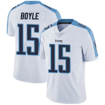 Youth Tim Boyle Tennessee Titans Nike Limited Vapor Untouchable Jersey - White