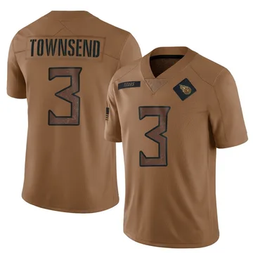 Youth Tommy Townsend Tennessee Titans Nike Limited 2023 Salute To Service Jersey - Brown