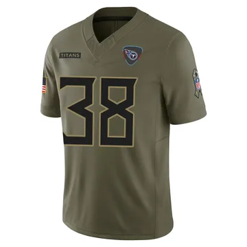 Youth Tony Adams Tennessee Titans Nike Limited 2025 Salute to Service Jersey - Olive