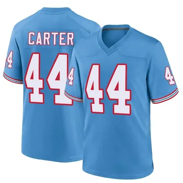 Youth Tory Carter Tennessee Titans Nike Game Oilers Throwback Alternate Jersey - Light Blue