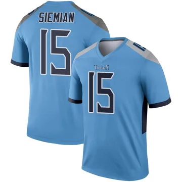 Youth Trevor Siemian Tennessee Titans Nike Legend Jersey - Light Blue