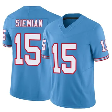 Youth Trevor Siemian Tennessee Titans Nike Limited Vapor F.U.S.E. Jersey - Light Blue