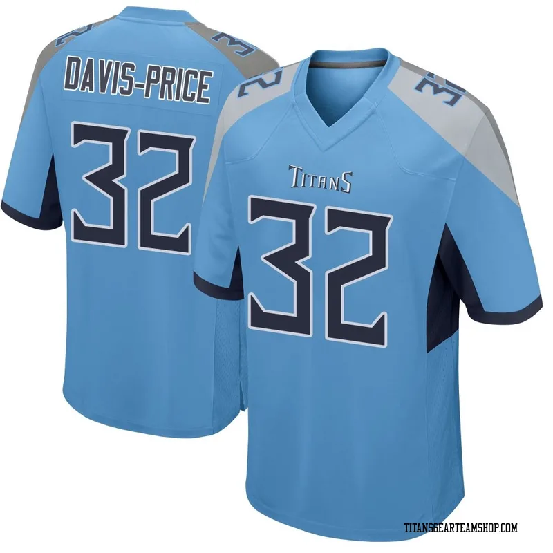 Youth Tyrion Davis-Price Tennessee Titans Nike Game Jersey - Light Blue