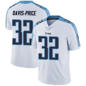 Youth Tyrion Davis-Price Tennessee Titans Nike Limited Vapor Untouchable Jersey - White