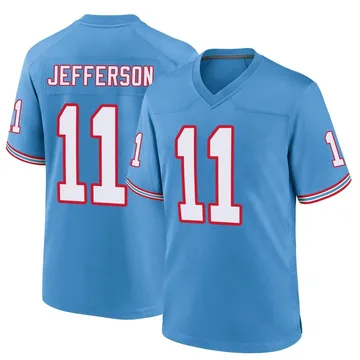 Youth Van Jefferson Tennessee Titans Nike Game Oilers Throwback Alternate Jersey - Light Blue