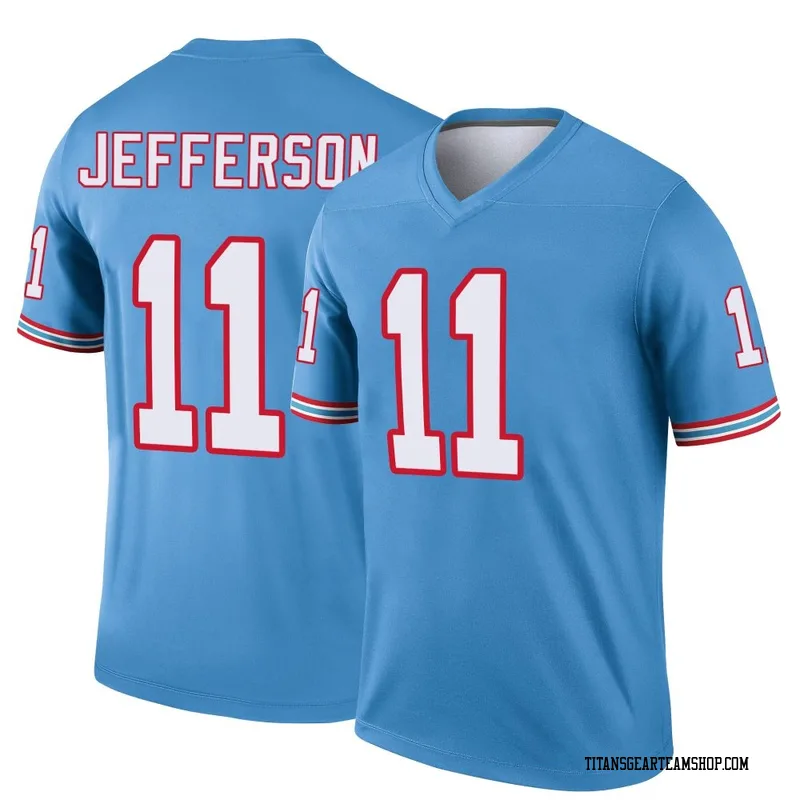 Youth Van Jefferson Tennessee Titans Nike Legend Oilers Throwback Jersey - Light Blue