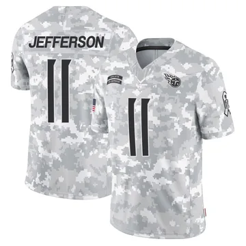 Youth Van Jefferson Tennessee Titans Nike Limited 2024 Salute to Service Jersey - Arctic Camo
