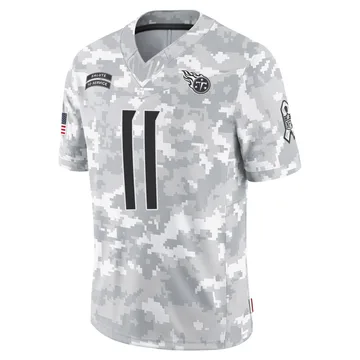 Youth Van Jefferson Tennessee Titans Nike Limited 2024 Salute to Service Jersey - Arctic Camo