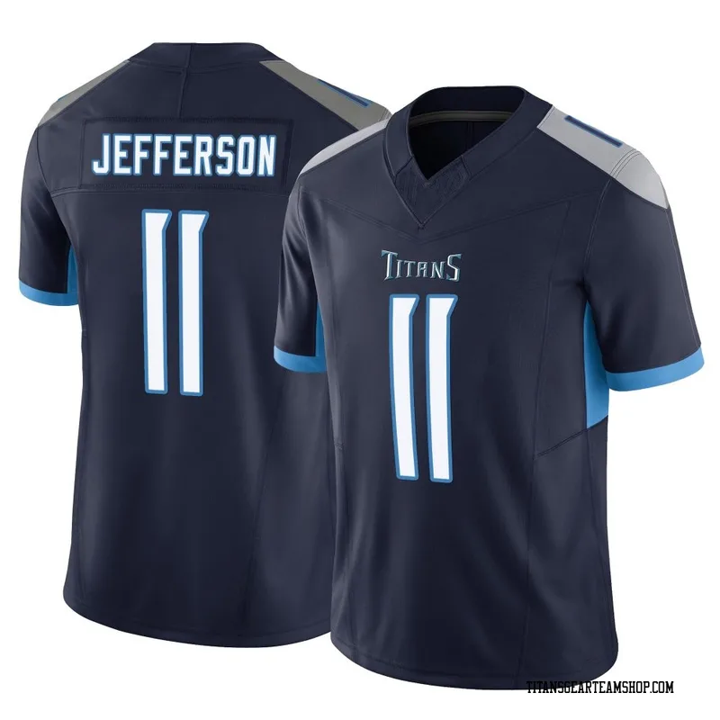Youth Van Jefferson Tennessee Titans Nike Limited Vapor F.U.S.E. Jersey - Navy