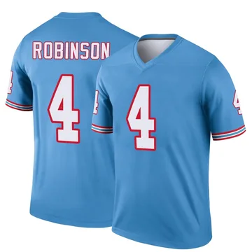 Youth Wan'Dale Robinson Tennessee Titans Nike Legend Oilers Throwback Jersey - Light Blue