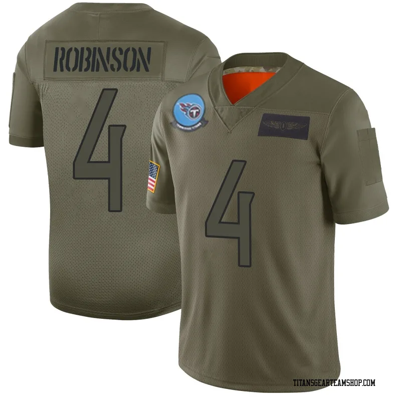 Youth Wan'Dale Robinson Tennessee Titans Nike Limited 2019 Salute to Service Jersey - Camo