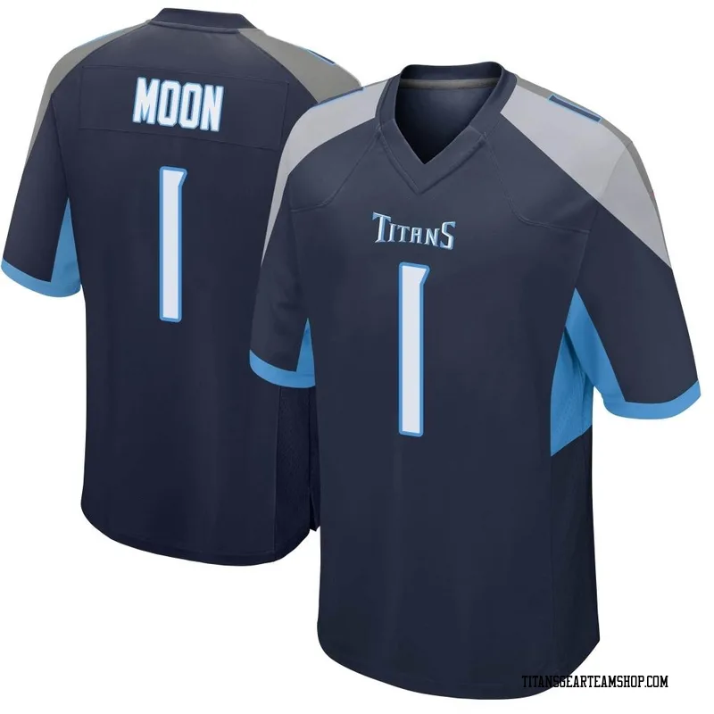 Youth Warren Moon Tennessee Titans Nike Game Jersey - Navy