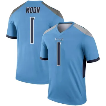 Youth Warren Moon Tennessee Titans Nike Legend Jersey - Light Blue