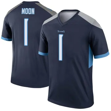 Youth Warren Moon Tennessee Titans Nike Legend Jersey - Navy