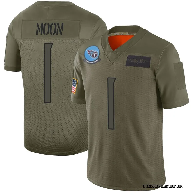 Youth Warren Moon Tennessee Titans Nike Limited 2019 Salute to Service Jersey - Camo