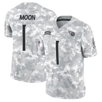 Youth Warren Moon Tennessee Titans Nike Limited 2024 Salute to Service Jersey - Arctic Camo