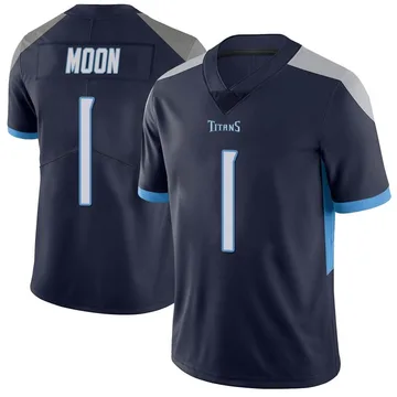 Youth Warren Moon Tennessee Titans Nike Limited Vapor Untouchable Jersey - Navy