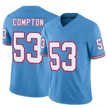 Youth Will Compton Tennessee Titans Nike Limited Vapor F.U.S.E. Jersey - Light Blue