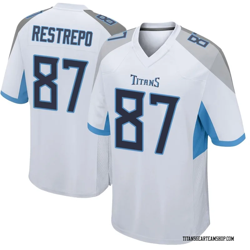 Youth Xavier Restrepo Tennessee Titans Nike Game Jersey - White